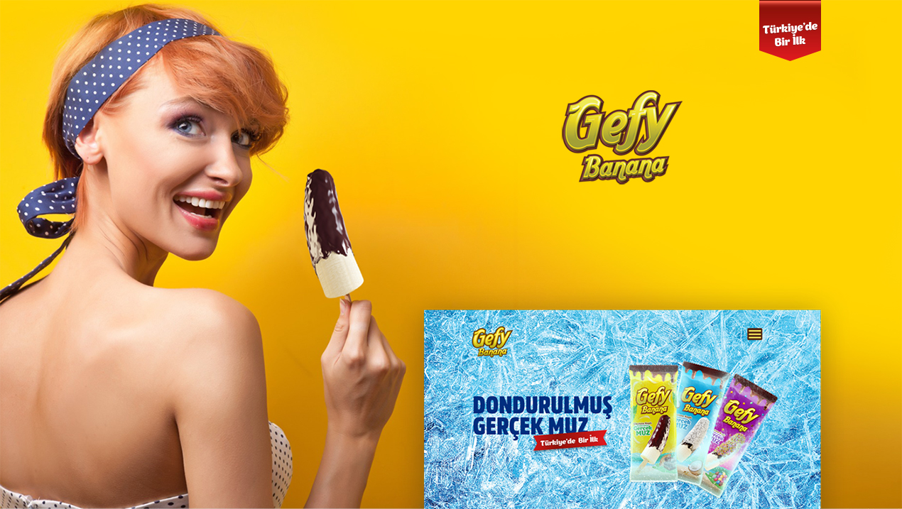 Gefy Banana Web Tasarımı